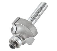 Trend Professional Bearing Guided Ovolo Router Cutter, 4.8mm Radius, 1/4 Inch Shank, 22mm Cut Diameter & 12.7mm Cut Length, Two Bearings, Tungsten Carbide Tipped, 46/12X1/4TC
