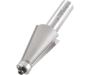 Trend Professional Bevel Cutter, 80-Degree, 1/2 Inch Shank, 26mm Cut Diameter & 35mm Cut Length, Two Bearings, Tungsten Carbide Tipped, 46/103X1/2TC