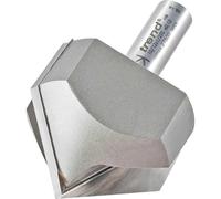 Trend Professional Chamfer V Groove Cutter, 45-Degree, 1/2 Inch Shank, 51mm Cut Diameter & 25mm Cut Length, Tungsten Carbide Tipped, 10/12X1/2TC