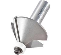 Trend Professional Guided Chamfer Cutter, 45-Degree, 1/2 Inch Shank, 41.3mm Cut Diameter & 20mm Cut Length, Tungsten Carbide Tipped, 46/361X1/2TC