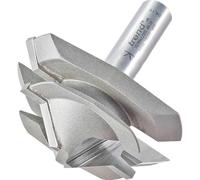 Trend Professional Mitre Lock Jointer Router Cutter, 1/2 Inch Shank, 68mm Cut Diameter, 30mm Cut Length, 45-Degree Angle, 10/99X1/2TC