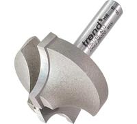 Trend Professional Ovolo Rounding Over Router Cutter, 10mm Radius, 1/4 Inch Shank, Without Bearings, Tungsten Carbide Tipped, 7/5X1/4TC