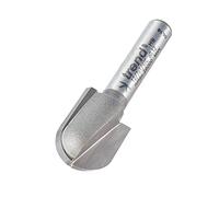 Trend Professional Radius Cutter, 7mm Radius, 1/4 Inch Shank, 14mm Cut Diameter & 18mm Cut Length, Tungsten Carbide Tipped, 12/7X1/4TC