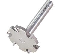 Trend Router Bit - Professional Six Wing Trimmer, 1/2 in Shank, 52.3mm x 6.5mm - 90/22X1/2TC