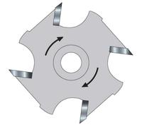 Trend Professional Slotter 6mm Kerf M12mm Bore Router Cutter, 34/12TC