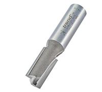 Trend Professional Straight Two Flute Router Cutter, 1/2 Inch Shank, 12.7mm Cut Diameter, Tungsten Carbide Tipped, 3/08X1/2TC