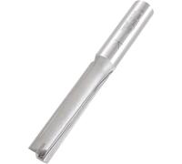 Trend Professional Straight Two Flute Router Cutter, 1/2 Inch Shank, 12mm Cut Diameter & 63mm Cut Length, Tungsten Carbide Tipped, 3/75X1/2TC