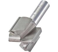 Trend Professional Straight Two Flute Router Cutter, 1/2 Inch Shank, 35mm Cut Diameter & 25mm Cut Length, Tungsten Carbide Tipped, 4/10X1/2TC