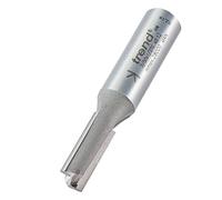Trend Professional Straight Two Flute Router Cutter, 1/2 Inch Shank, 9.5mm Cut Diameter, Tungsten Carbide Tipped, 3/50X1/2TC