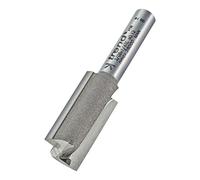Trend Professional Straight Two Flute Router Cutter, 1/4 Inch Shank, 12.7mm Cut Diameter, Tungsten Carbide Tipped, 3/08X1/4TC