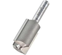 Trend Professional Straight Two Flute Router Cutter, 1/4 Inch Shank, 17mm Cut Diameter & 25mm Cut Length, Tungsten Carbide Tipped, 4/25X1/4TC