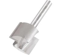 Trend Professional Two Flute Straight Router Cutter - 24mm, 19mm cut, 1/4" shank, Tungsten Carbide