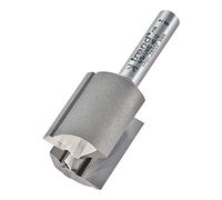 Trend Professional Straight Two Flute Router Cutter, 1/4 Inch Shank, 20mm Cut Diameter & 25mm Cut Length, Tungsten Carbide Tipped, 4/6X1/4TC