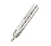 Trend Router Bit - Professional Two-Flute Straight 3/06X1/4TC, 2mm Cut, 1/4" Shank, Carbide-tipped