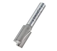 Trend Professional Straight Two Flute Router Cutter Bit, 1/4 Inch Shank, 10mm Cut Diameter and 19mm Cut Length, Tungsten Carbide Tipped, 3/6X1/4TC