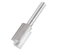 Trend Professional Two Flute Router Cutter Bit, 1/4 Inch Shank, 15mm Cut Diameter & 25mm Cut Length, Tungsten Carbide Tipped, 4/1X1/4TC
