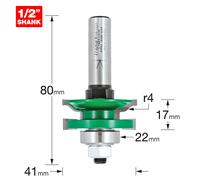 Trend CRAFTPRO Bearing-Guided Ogee Router Cutter C149X1/2TC – 1/2in Shank, 4mm Radius, 41mm Cut