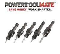 TREND QR/CS/SET 5PCE HSS DRILL & COUNTERSINK SET