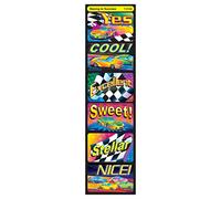 Trend Racing to Success Large Applause Reward Sticker Badges