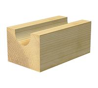 Trend CraftPro Cavetto Router Cutter, 15.9mm Cut, 1/4 Inch Shank