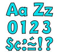 Trend Ready Letters Playful Combo Set, Blue, 4"h, 216/set