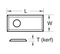 Trend Rota-Tip Blade 49.5X12X1.5Mm 1 Off Pk 1 RB/B