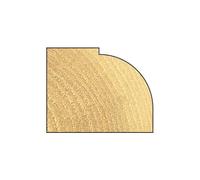 Trend CraftPro Guided Rounded Over Router Cutter Bit, 1/2 Inch Shank, 12.7mm Radius and 19.1mm Cut Length, Tungsten Carbide Tipped, C079X1/2TC