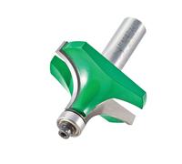 Trend CraftPro Bearing Guided Round Over Router Cutter, 1/2 Inch Shank with 19mm Radius and 25mm Cut Length, Carbide Tipped, C079AX1/2TC