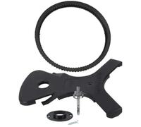 Trend Routabout 250mm Access Hole Cutter & Jig Set for Cutting Clean Access Holes in 18mm Chipboard and Plywood Flooring, RBT/1