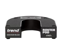 Trend R/POD/A U-Shaped Router Pod Stand for Workbench Safety and Storage, Black, 155 x 175mm