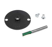 Trend Routing Workshop Jigs Letter & Number Cutter & Guide Bush Set, 1/4 Inch Shank, TEMP/LN57X1/4