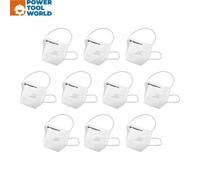 Trend Lightweight FFP2 HEPAC Filter Mask, Pack of 10, Efficient Particulate Capture & Day-Long Comfort, RPE/FFP2/A/10