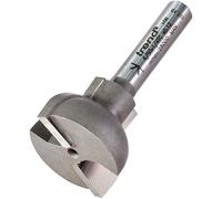 Trend Professional Glazing Bar Scribe Router Cutter Bit, 1/4 Inch Shank, 25mm Cut Diameter & 20mm Cut Length, 10mm Radius, Tungsten Carbide Tipped, 6/50X1/4TC