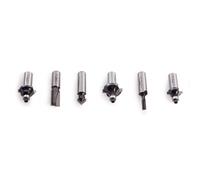 Trend Set/Ss11X1/2Tc 6 Piece Router Starter Cutter Set 1/2 Inch Shank Tct