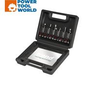Trend 6 Piece Router Bit Starter Set, 1/4 Inch Shank, Tungsten Carbide Tipped, Storage Case Included, SET/SS11X1/4TC