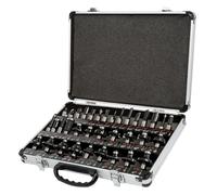 Trend 35 Piece Router Bit Starter Set, 1/2 Inch Shank, Tungsten Carbide Tipped, Aluminum Case Included, SET/SS35X1/2TC