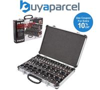 Trend 35 Piece Router Bit Starter Set, 1/2 Inch Shank, Tungsten Carbide Tipped, Aluminum Case Included, SET/SS35X1/2TC