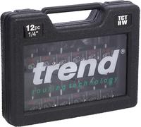 Trend SET/SS8X1/4TC Starter Cutter Set x12 Pcs (Shank Diameter 1/4")