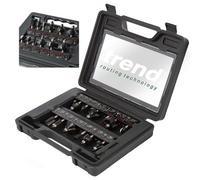 Trend Set/ss8X8mmtc 8mm Shank Router Bits Tct 12 Piece Cutter Set Cased