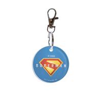 Trend Setters Superman 2025- Acrylic Keychain - Vivid Fused Image - Officially Licensed Collectible, Logo, 2”