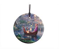 Trend Setters Tangled In the Boat Thomas Kinkade Hanging Glass Print