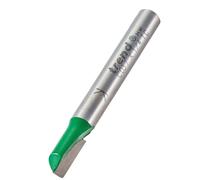 Trend CRAFTPRO Single Flute Router Cutter - 6.3mm x 12.7mm, 1/4" Shank, Tungsten Carbide Tipped
