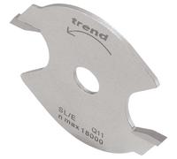 Trend Professional 1/4 Inch Bore Slotter, 2.0mm Kerf, Slot Cutter with 40mm Cut Diameter, 2 Teeth, Tungsten Carbide Tipped, SL/E