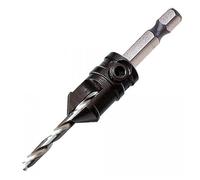 Trend Snappy 12.7mm Tool Steel Countersink with Adjustable 3.5mm Drill, Perfect for Hard & Softwoods, SNAP/CS/12, 9/64in