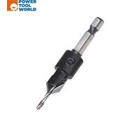 Trend Snappy 12.7mm TCT Countersink with 6mm HSS Drill, Adjustable Length, Quick Release System, SNAP/CS/6MMTC