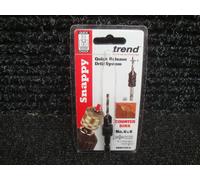 TREND SNAP/CS/8 CS 8 6 & 8 HSS DRILL COUNTERSINK 1/4" HEX SHANK
