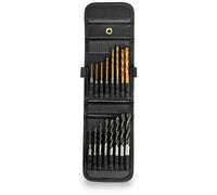 Trend Hex Drill Bit Set Snappy SNAP/HD1/SET – 16-Piece (2–8mm), 1/4 Inch Hex, TiN, Quick Release