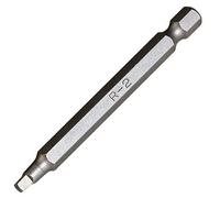 Trend Snappy No. 2 Square Bit, Extra-Long 75mm Robertson Bit, Quick Release System, SNAP/SQ/2A
