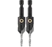Trend Snappy 1/2 Inch TCT Countersink with Adjustable 3.5mm HSS Pilot Drill, Quick Release, SNAP/CS/12TC (Pack of 2)