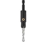 Trend Snappy 12.7mm TCT Countersink with 6mm Steel HSS Drill, Adjustable Length